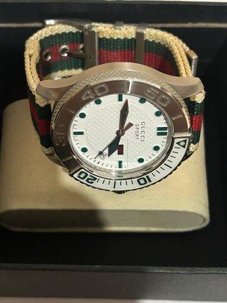 Orologio Gucci Sport Argento Bianco