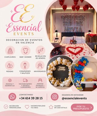 Decoracion de eventos Valencia