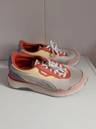 Scarpe Puma donna beige/arancioni