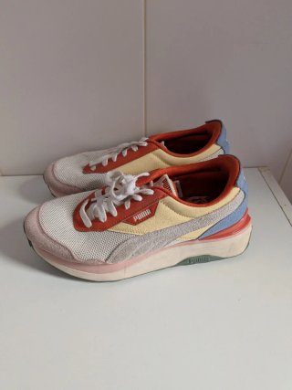 Scarpe Puma donna beige/arancioni