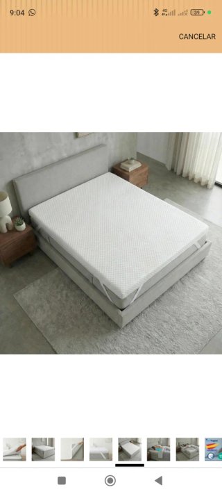 Topper Viscoelástico 135x190cm - 5cm Grosor