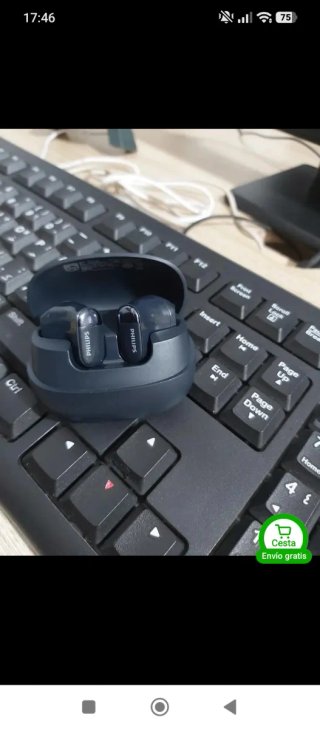Auriculares Inalámbricos Philips T2569 Negros/Gris