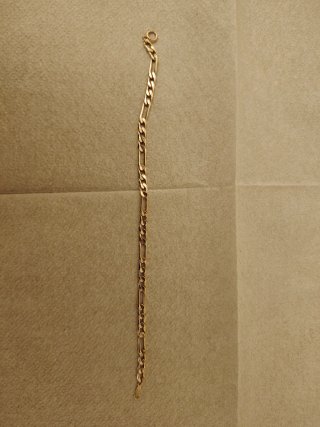 Pulsera de Oro 14k, corte Cartier 6gr