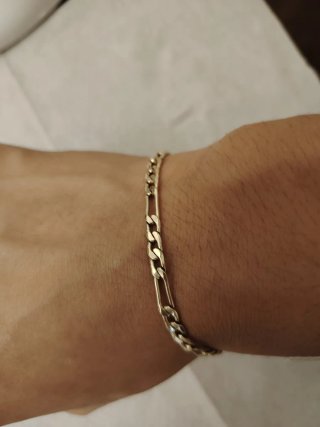 Pulsera de Oro 14k, corte Cartier 6gr