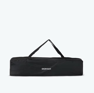 Parque infantil Deryan 100x100 cm Negro- Nuevo