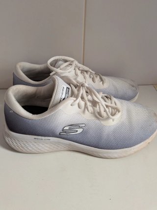 Scarpe Skechers Donna Grigio Bianco
