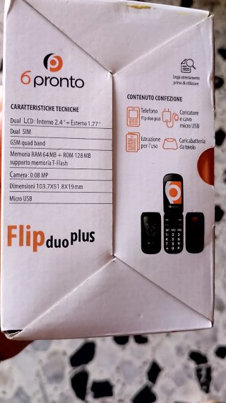 Cellulare 6 pronto nero
