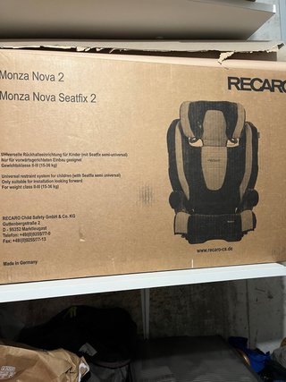 Silla Coche Recaro Monza Nova 2 Seatfix