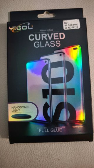 Cristal Curvo YIGOL Nano Optics para Mi Note 10