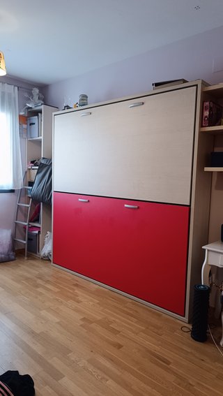 Cama litera abatible horizontal
