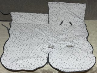 Saco silla bebé estrellas gris