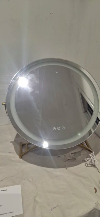 Espejo Redondo 50cm con 3 Tonos de Luz