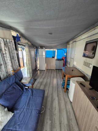 Caravana fija camping Navarrete (La rioja)