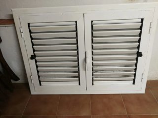 Ventana aluminio lamas abatibles