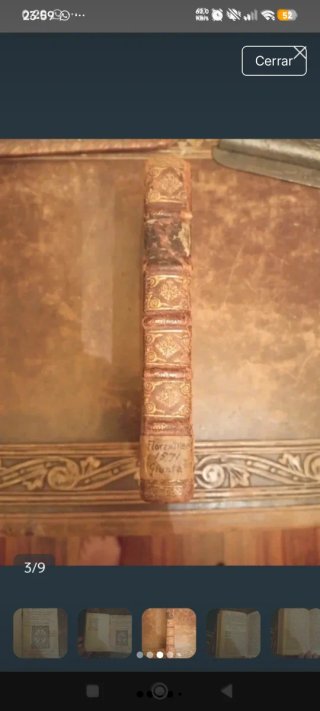 Libro florentino antiguo SXVI primera edición