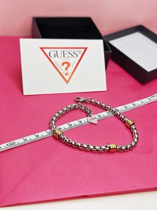 Bracciale Guess Uomo in Acciaio Regolabile