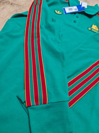 Polo Adidas Verde Manga Larga