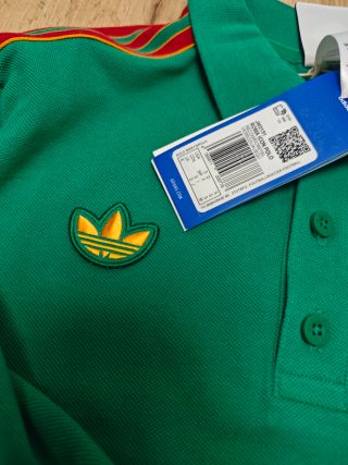 Polo Adidas Verde Manga Larga