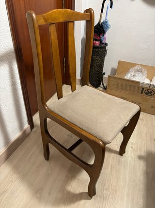 Muebles de Madera Vintage (Mesa+sillas+mesitas