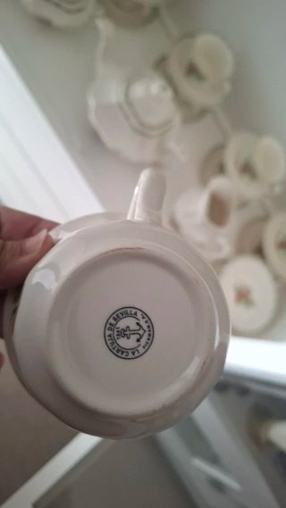 Juego de café La Cartuja de Sevilla