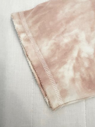 Felpa Corta Tie Dye Bershka Rosa M