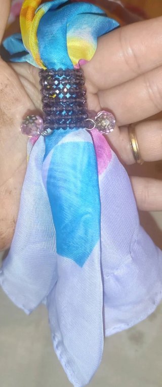 Foulard donna gioiello
