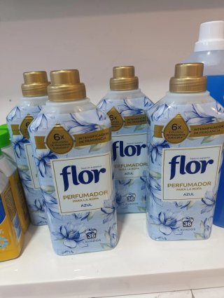 Perfumador Flor Azul 6x Fragancia 36 Lavados