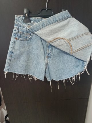 Falda pantalón vaquera Zara niña Talla 10