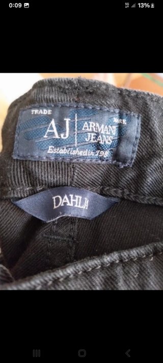 Pantalón vaquero Armani Jeans negro