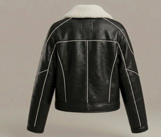 Chaqueta cuero borrego