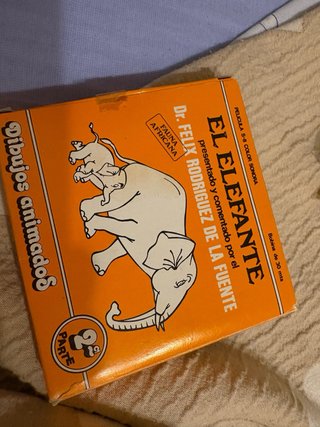 Película S-8 El Elefante Fauna Africana