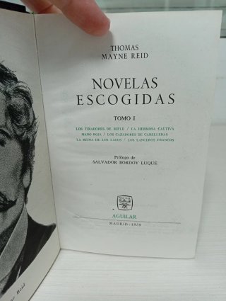 Mayne Reid. Novelas escogidas Aguilar 1959.