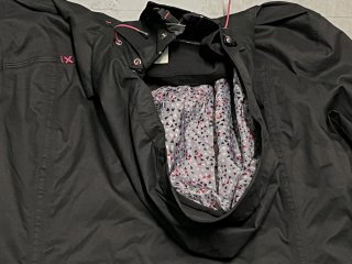 Chaqueta Quechua entretiempo negra