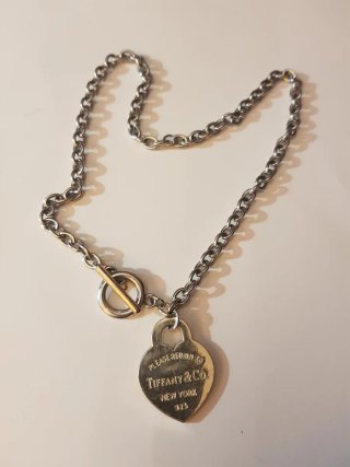 Tiffany & Co. Collana Cuore Argento