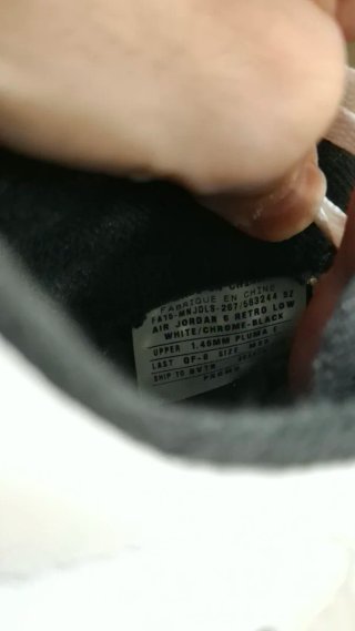 Nike Air Jordan 6 Retro Low Campione Promo
