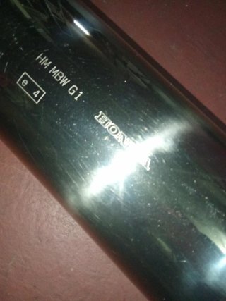 Silenciador cbr600f f4i 2006