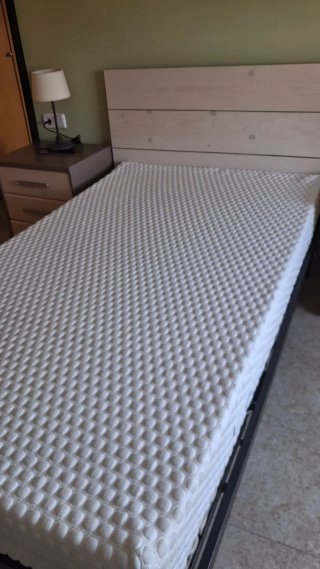 Cama Articulada y colchon viscoelastico 105/190
