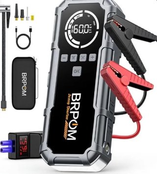 SIN ABRIR Arrancador Batería+Compresor Aire 8000A