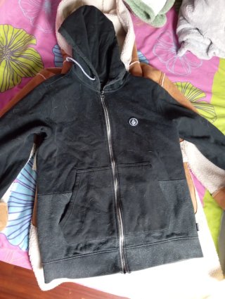 Sudadera Volcom Negra con Capucha
