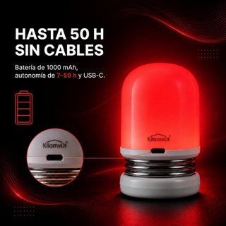 Lámpara luz roja melatonina 620nm