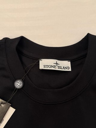 Camiseta Stone Island Negra Nueva
