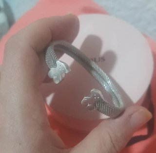 Pulsera Tous Mesh Plata 925 Oso