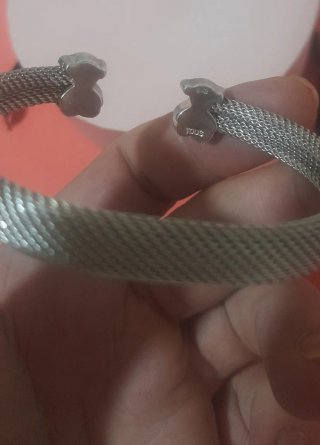 Pulsera Tous Mesh Plata 925 Oso