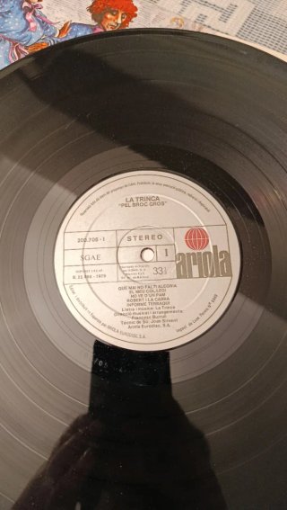 Vinilo LP La Trinca - Pel Broc Gros (1979)