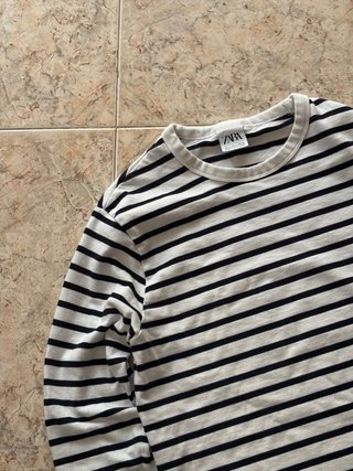 Camiseta Zara Rayas Hombre Talla S