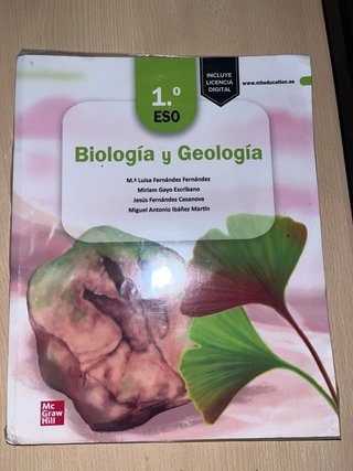 Biología y Geología : 1o ESO