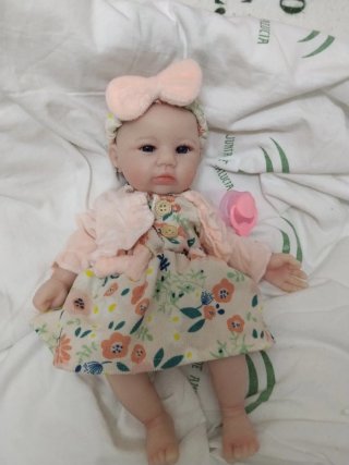 Bebé Reborn Silicona 33cm
