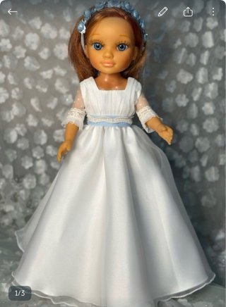 Vestido comunión Nancy 38cm
