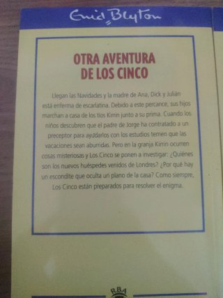 Set de libros de los cinco.