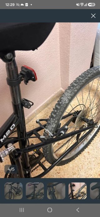 Bicicleta de Montaña Negra